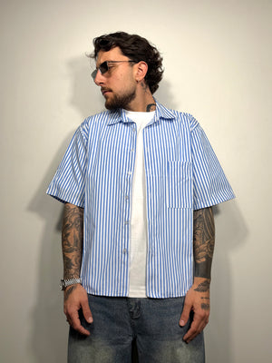 camicia santiago light blu
