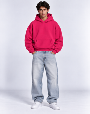hoodie Kanye fucsia