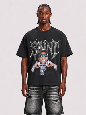 t-shirt saint asap grey