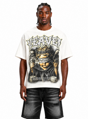 t-shirt misery white