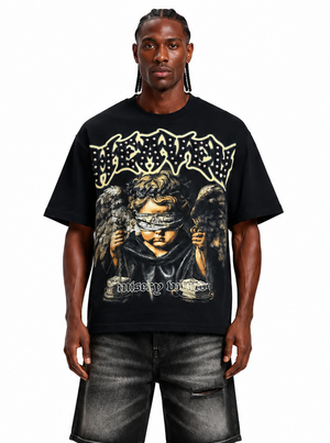 t-shirt misery black