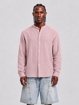 camicia lino rose