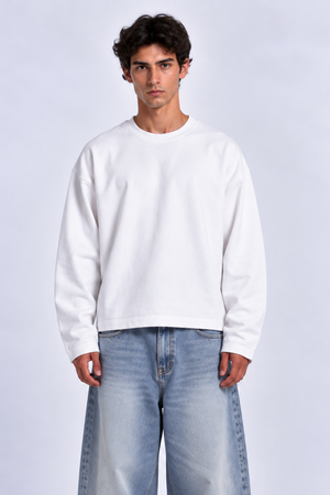 longsleeve Kanye white