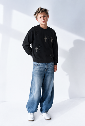 longsleeve trap black junior
