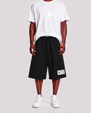 Bermuda jorts black