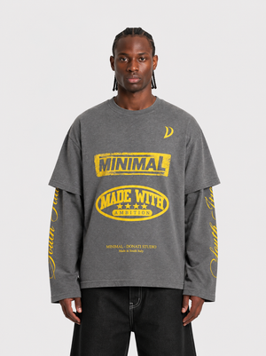 Double loongsleeve donati x minimal grey