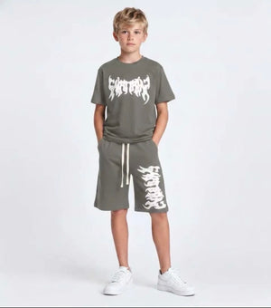 Coordset junior graphic grey