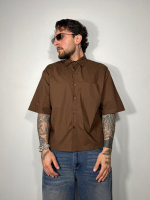 camicia different studios brown