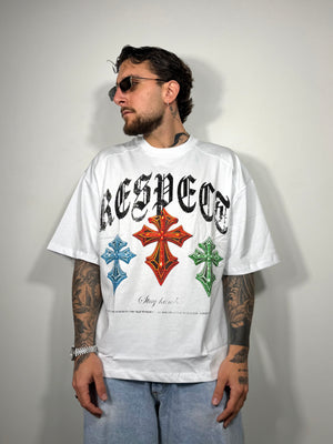 t-shirt respect white