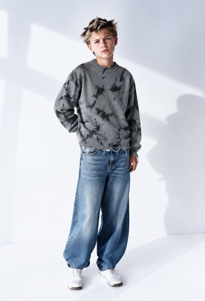 maglione washed grey junior