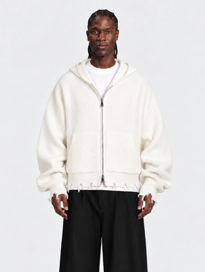 maglione ropture zip cream