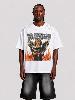 t-shirt blessed white