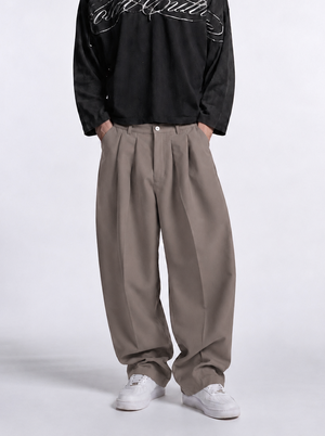 pantalone scotland beige