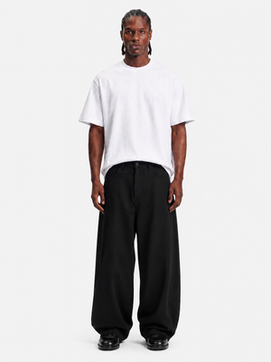 Pantalone balloon lino black