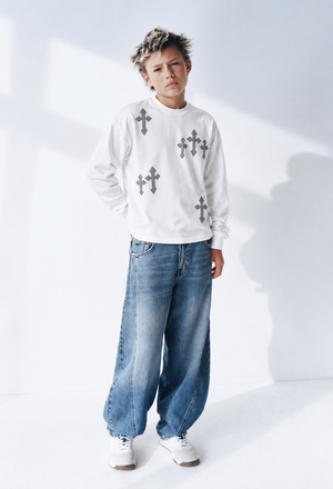 longsleeve trap white junior