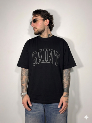 t-shirt saint black