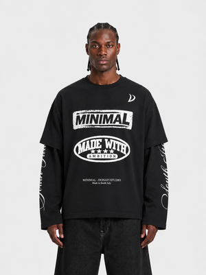 Double loongsleeve donati x minimal black