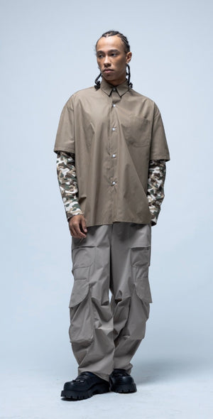 Camicia empty camo beige