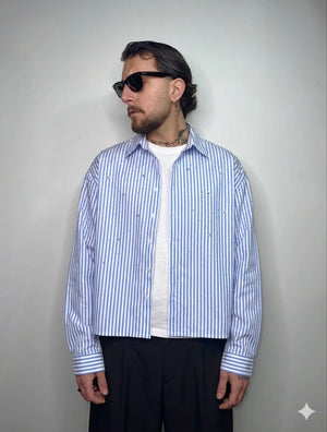 camicia saint diamond blu