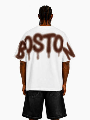 T-shirt boston white