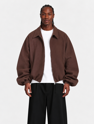 jacket owens zip brown