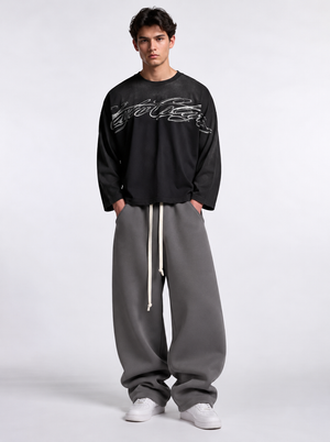 Track pants kanye dark grey