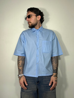 camicia different studios blu