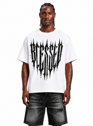 t-shirt blessed white