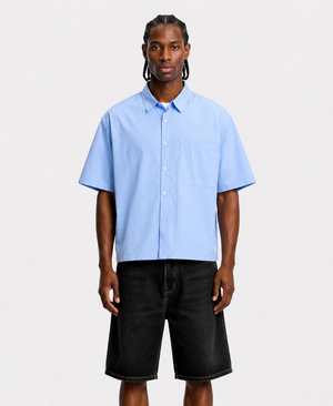 camicia different studios blu