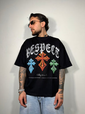 t-shirt respect black