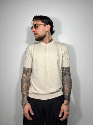 t-shirt serafino beige