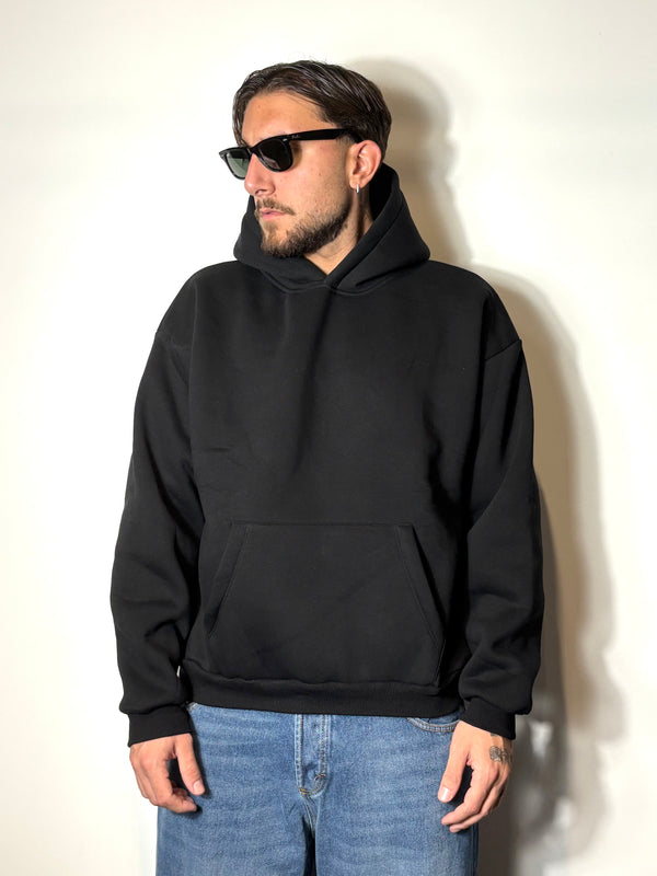 felpa boxy black