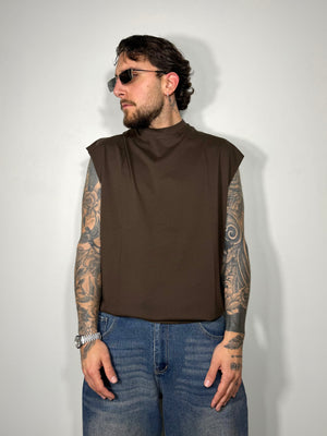canotta jersey brown