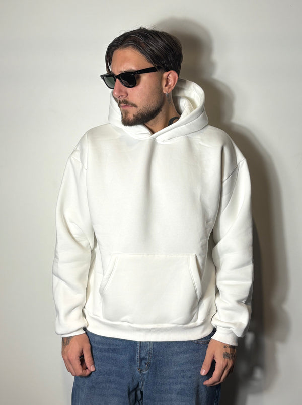 felpa boxy white