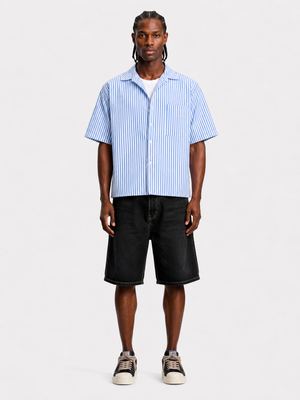 camicia santiago light blu