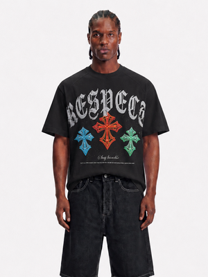 t-shirt respect black
