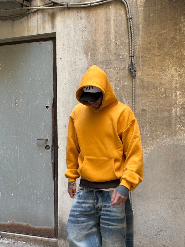 Hoodie kanye senape