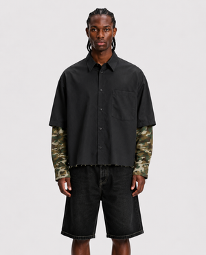 Camicia empty camo black