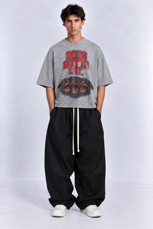 T-shirt dogs grey