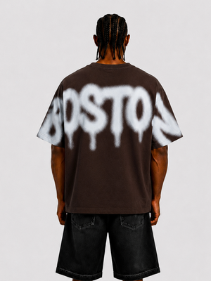 T-shirt boston brown