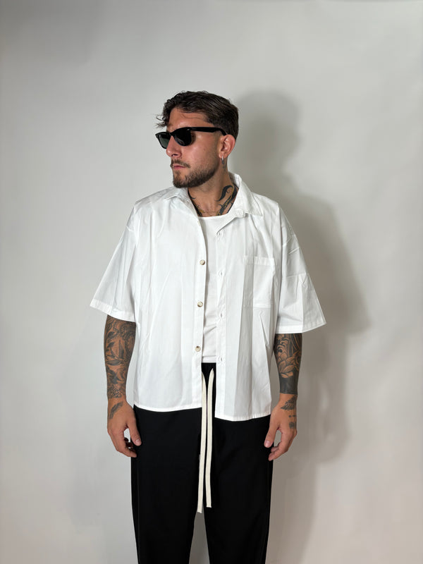 camicia london white