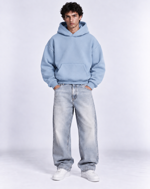 hoodie Kanye light blu