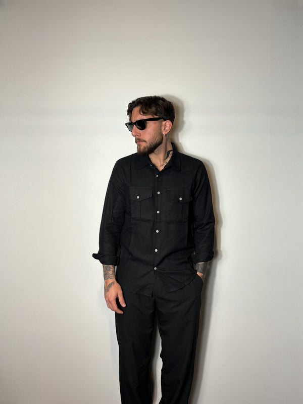Camicia Santorini Black