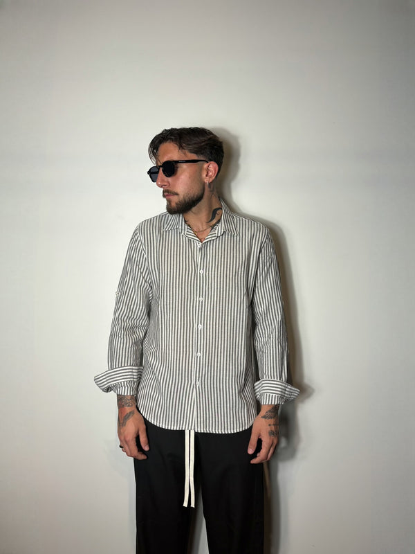 camicia santa monica black