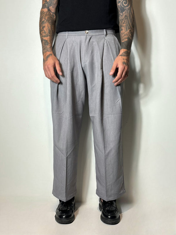 pantalone baggy london grey