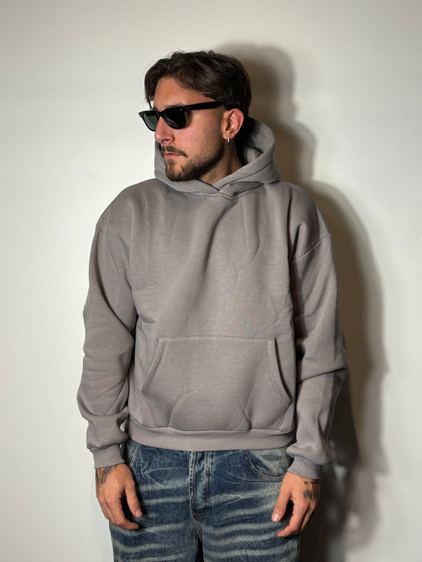felpa boxy campus grey